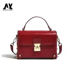 Women's Metal Necklace, Fashionable Shoulder Bag, Party Crossbody Bag, Fashionable Geely Mini Handbag, Women's Leather Handbag