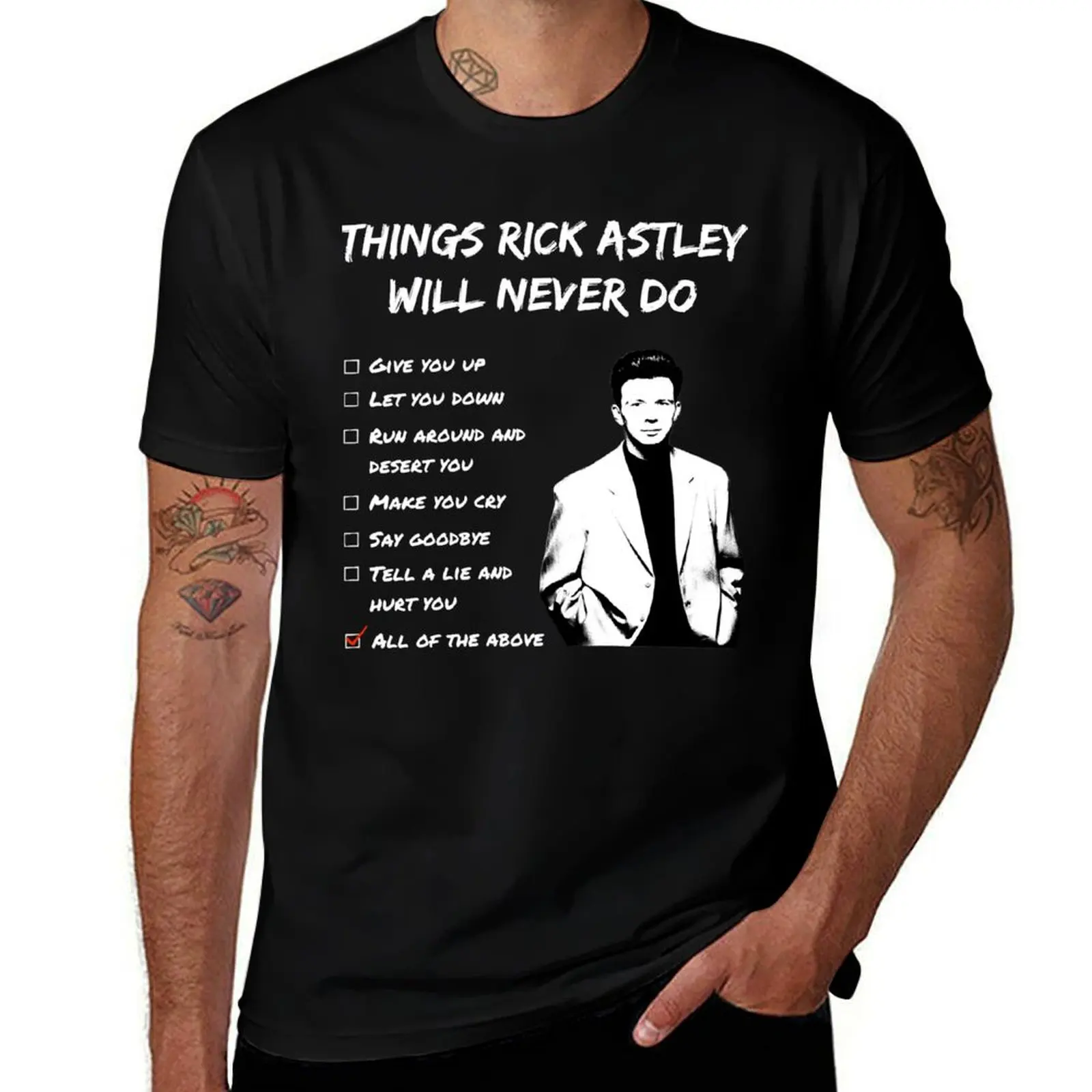 Rickroller (light) Essential T-Shirt Breathable Sportswear T-Shirt for Men