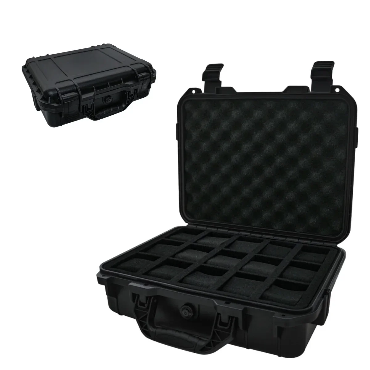 8/10/15 Slots Hard Protective Case with Sponge Waterproof Watch Storage Box  Moisture-Proof Collector Organizer