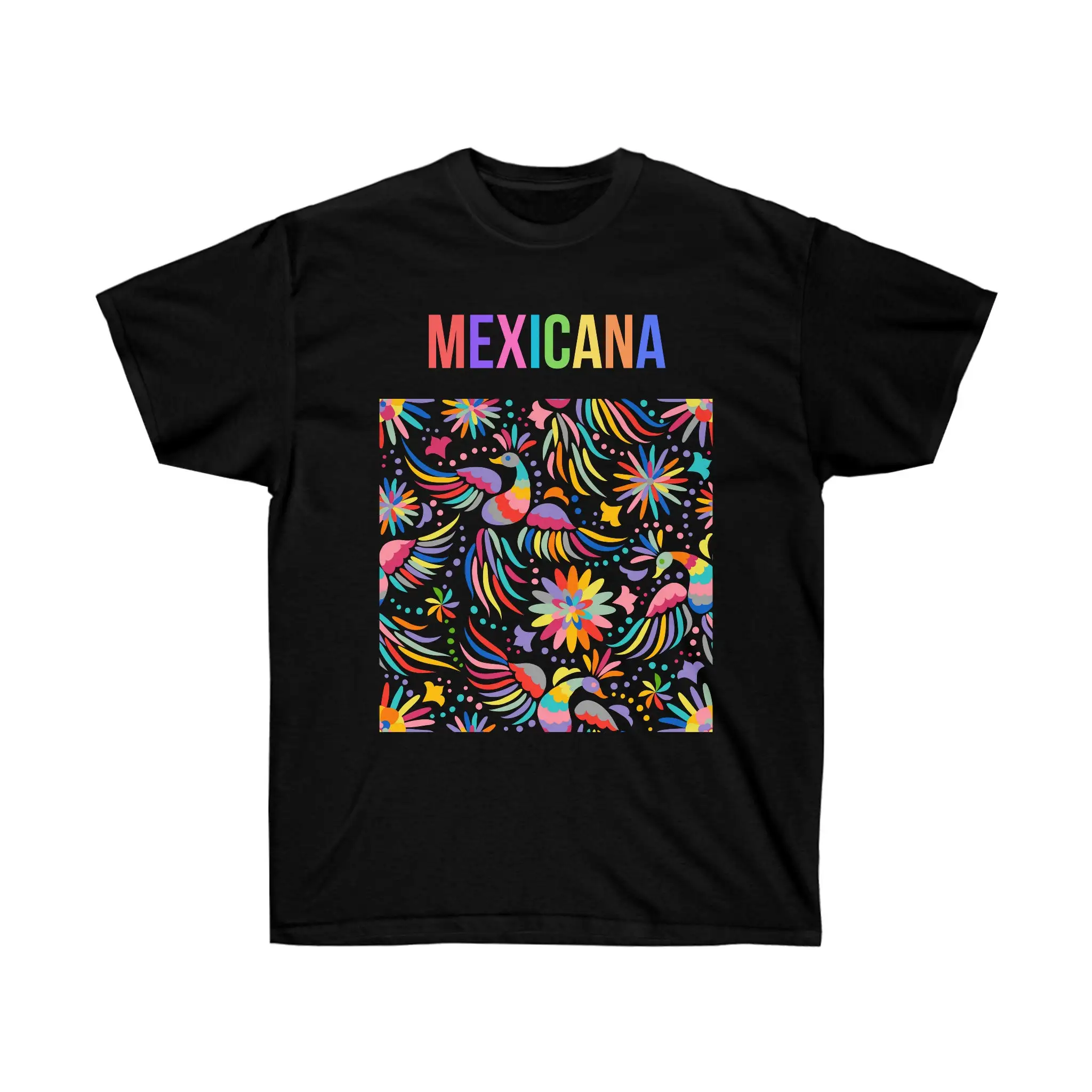 Mexicana colorful Otomi ethnic T Shirt