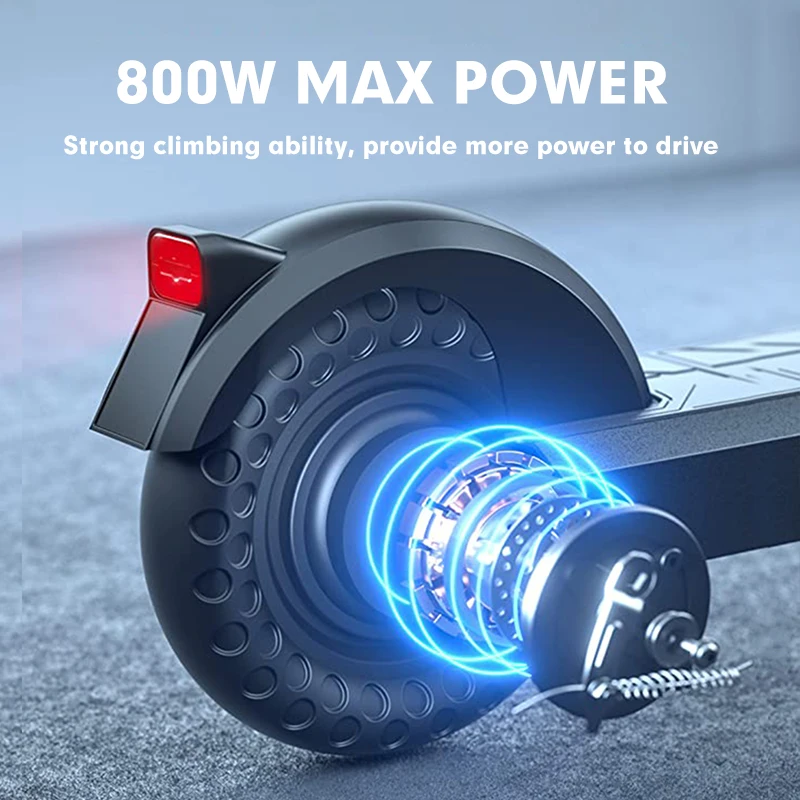 Mankeel MK089 48V 800W Electric Scooter 15.6MPH 28 Miles 10.4Ah Removable Battery 10