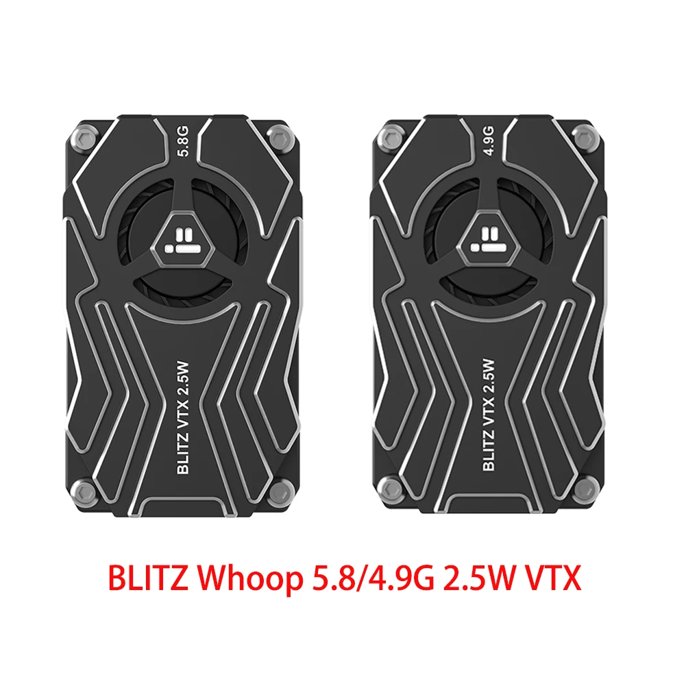 IFlight BLITZ Whoop 5.8G/4.9G 2.5W VTX 40CH Raceband Built-in Microphone CNC Shell Cooling Fan 2-8S for RC FPV Parts