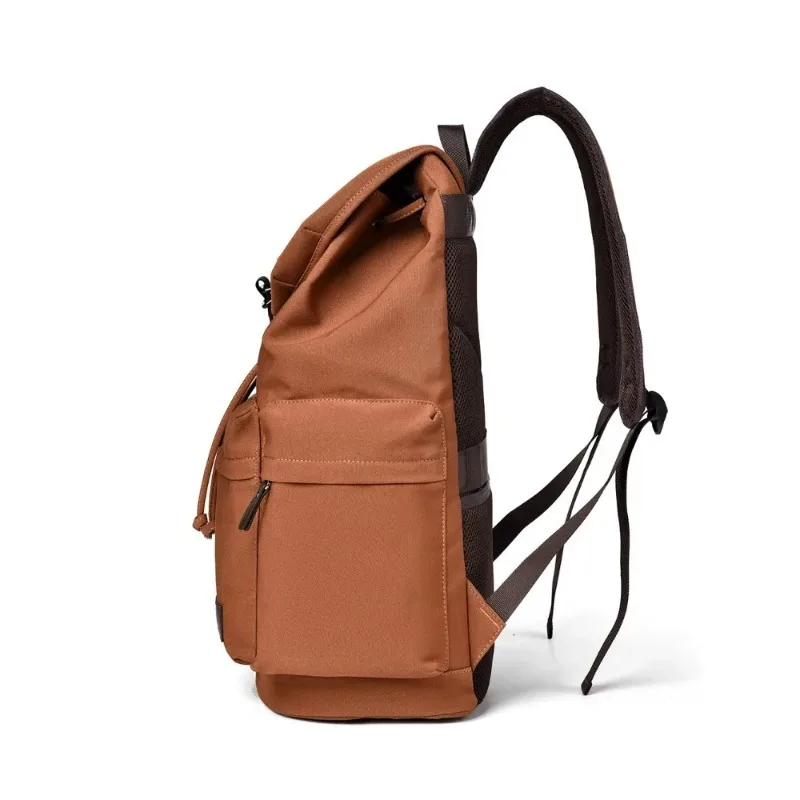 Made of solid canvas this men’s backpack holds laptops and daily items for students business commutes