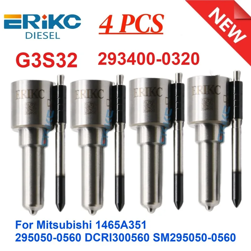 

4 шт. топливная форсунка G3S32 для 293400-0320 дизельный инжектор 1465A351 295050-0560 DCRI300560 SM295050-0560 для Mitsubishi