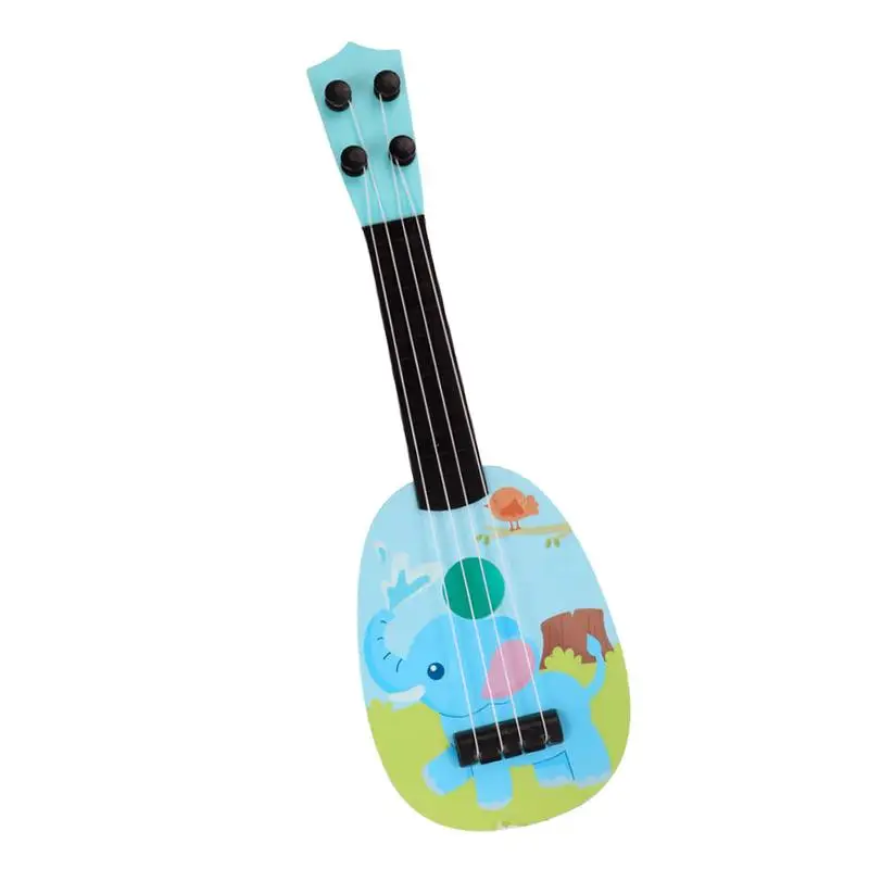 

Kids Guitar Toy Fun Musical Toy Guitar Musical Instruments Plaything Cartoon Children's Ukulele Guitar Toy For Preschooler