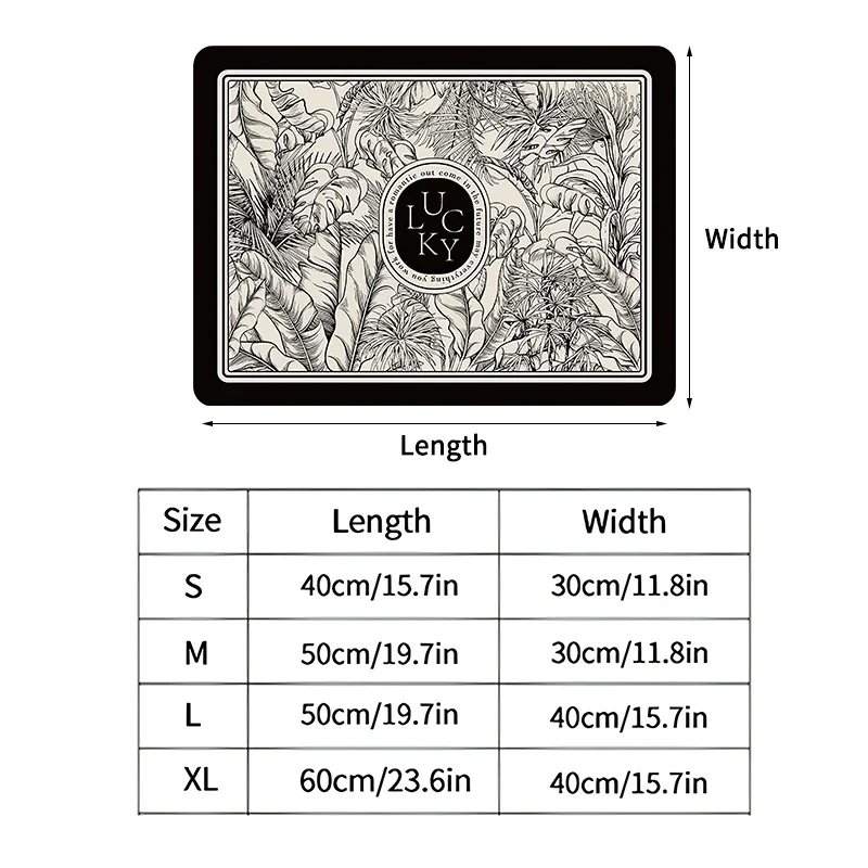 Kitchen Drain Pad Absorbent Dish Drying Mat Rugs Non-slip Kitchen Sink Mat Bottle Rug Tableware Placemat Drainer Mat Alfombra