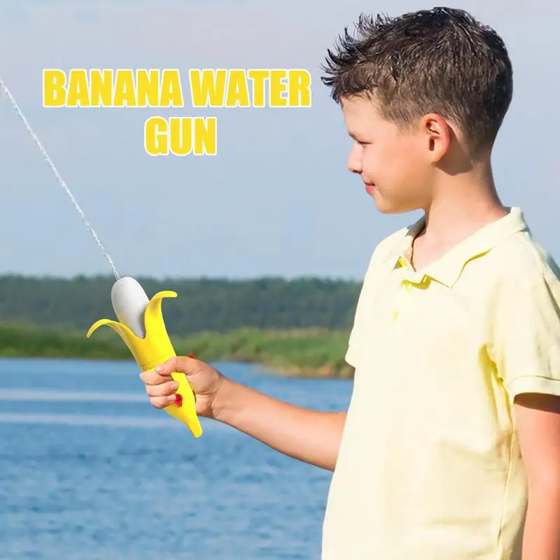Water Sprayer Toy Water Toys Banana Shape Realistic Powerful Long Range Soaker Activities For Backyard Beach Party Battle Fun