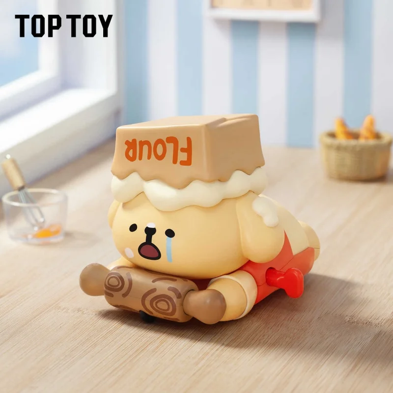 TOPTOY Blind Box Maltese Line Puppy Baking Diary Series Articulated Figure Collectible Trendy Toy Desktop Home Ornament view 3