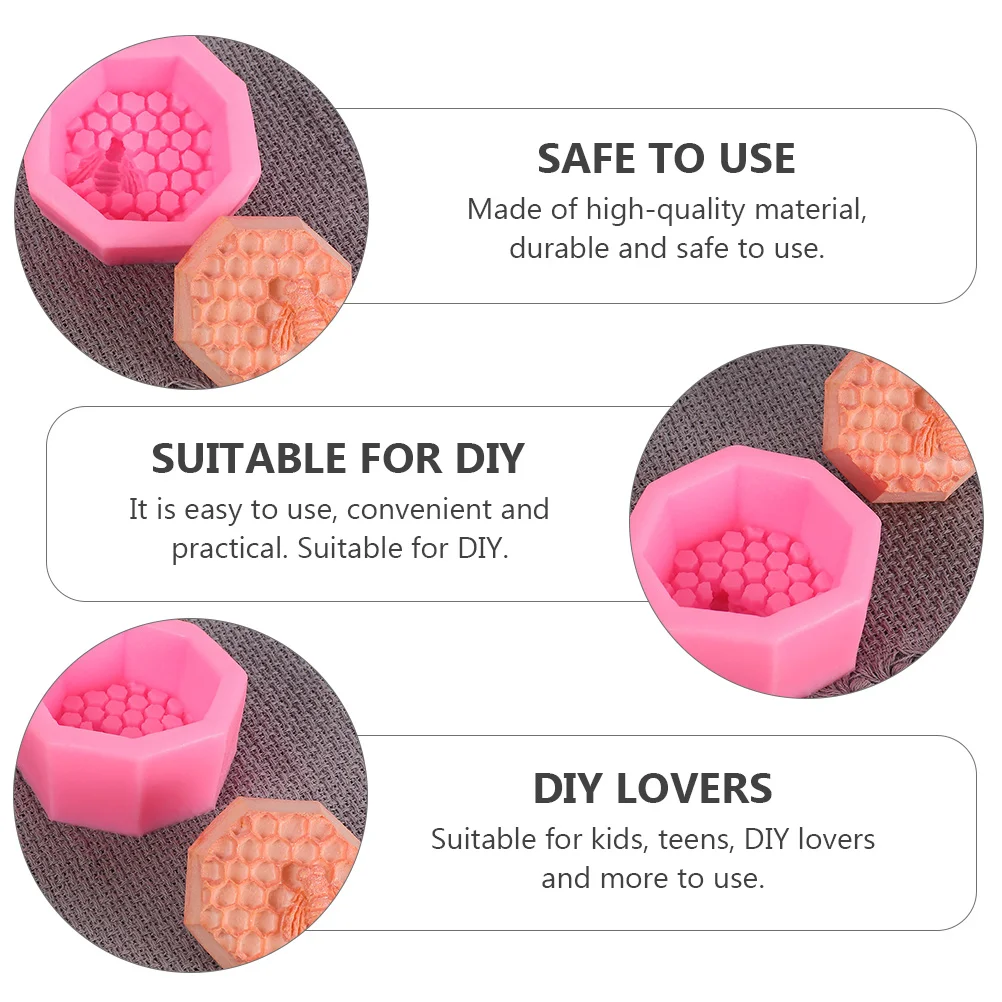 

Honeycomb Silicone Mold for Cake Fondant DIY Dessert Decoration Reusable Bee Shaped Molds Baking Pan Kitchen Supplies