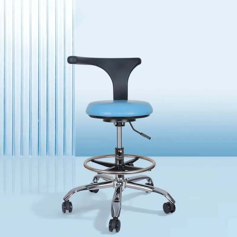 

Furniture Medical Dental Chair with Comfortable PU Cushion Footrest, Easy to Clean, Suitable for Hospital Laboratory Clinic