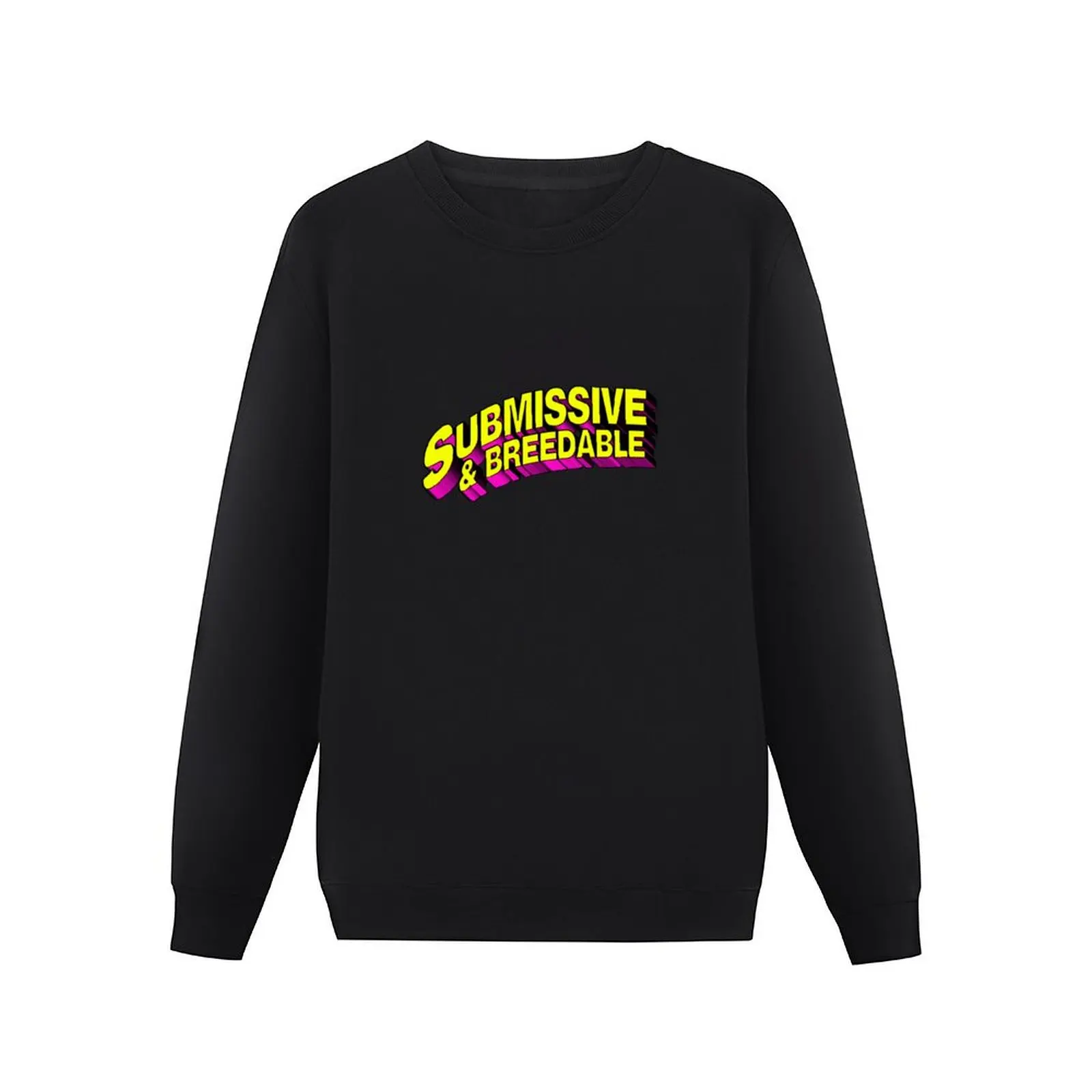 Submissive and Breedable Pullover Hoodie autumn new products korean clothes graphic sweatshirts