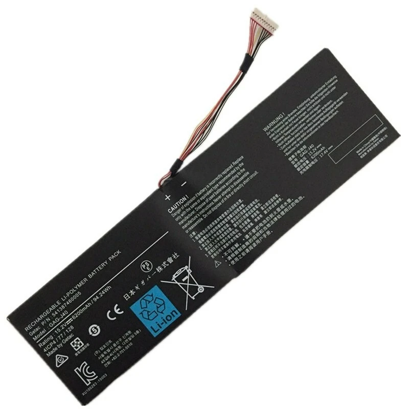 

GAG-J40 battery for Gigabyte Aero 15 14 V7 14-W-CF2 15x 15w 14-P64WV6
