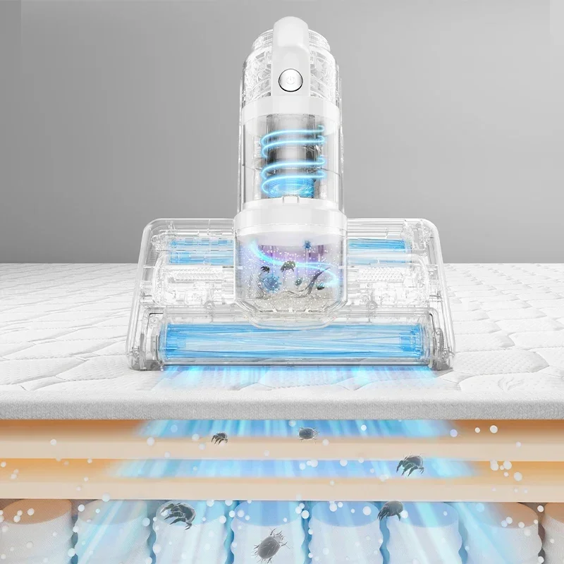 14Kpa Handheld Deep Cleaning Vacuum Cleaner For Bed Mattresses Pillows Sofa Sheet Carpets