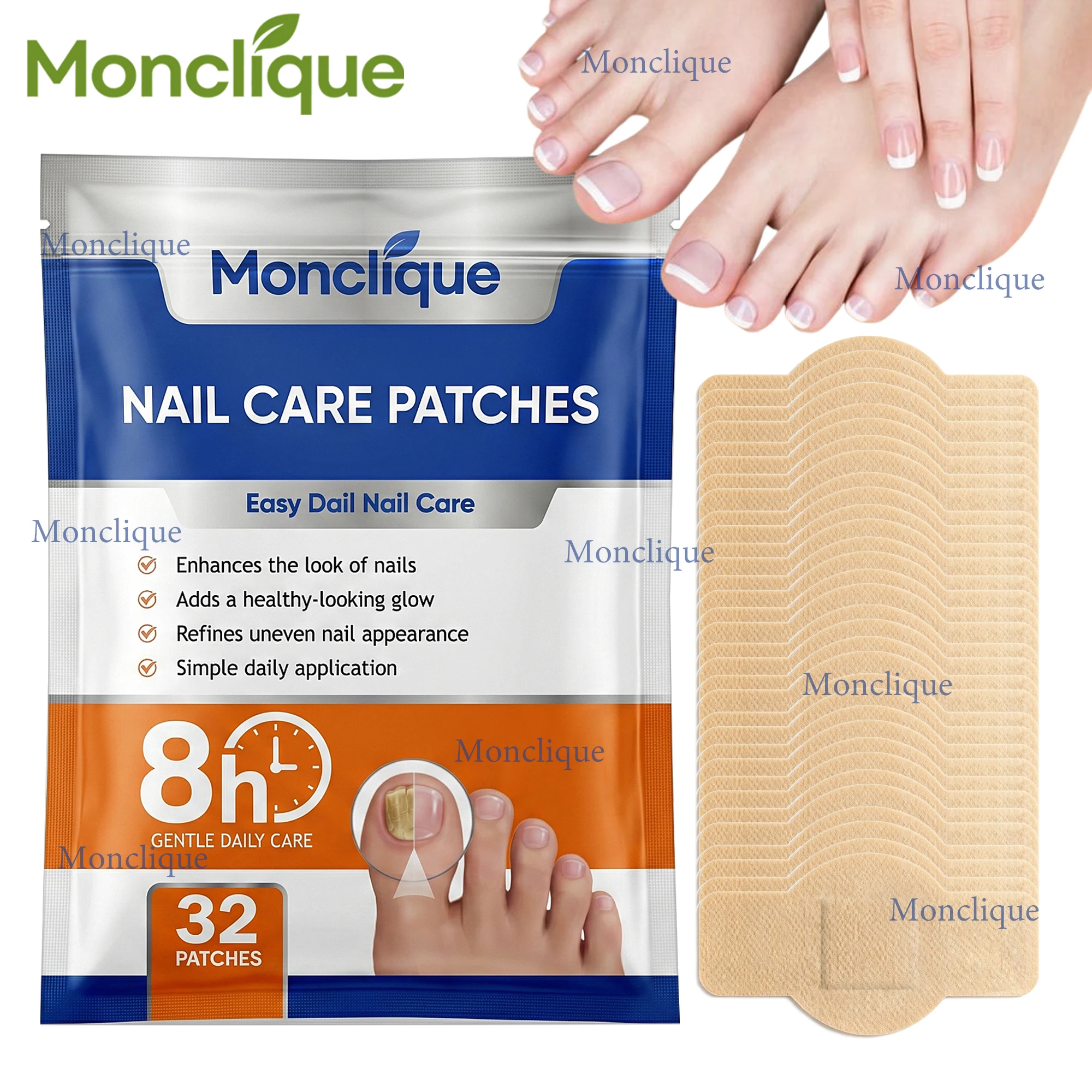 Nails Embedded Growth Orthopedic Patch Gray Fungal Infection Discoloration Repair Sticker Waterproof Breathable Portable Bandage
