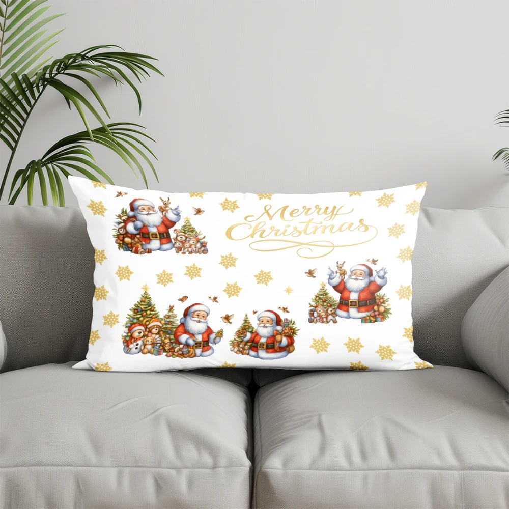 ديكور المنزل شجرة عيد الميلاد المخدة تصميم مناسبة ل أريكة غرفة نوم سيارة وسادة غطاء وسادة وسادة الظهر المستطيلة