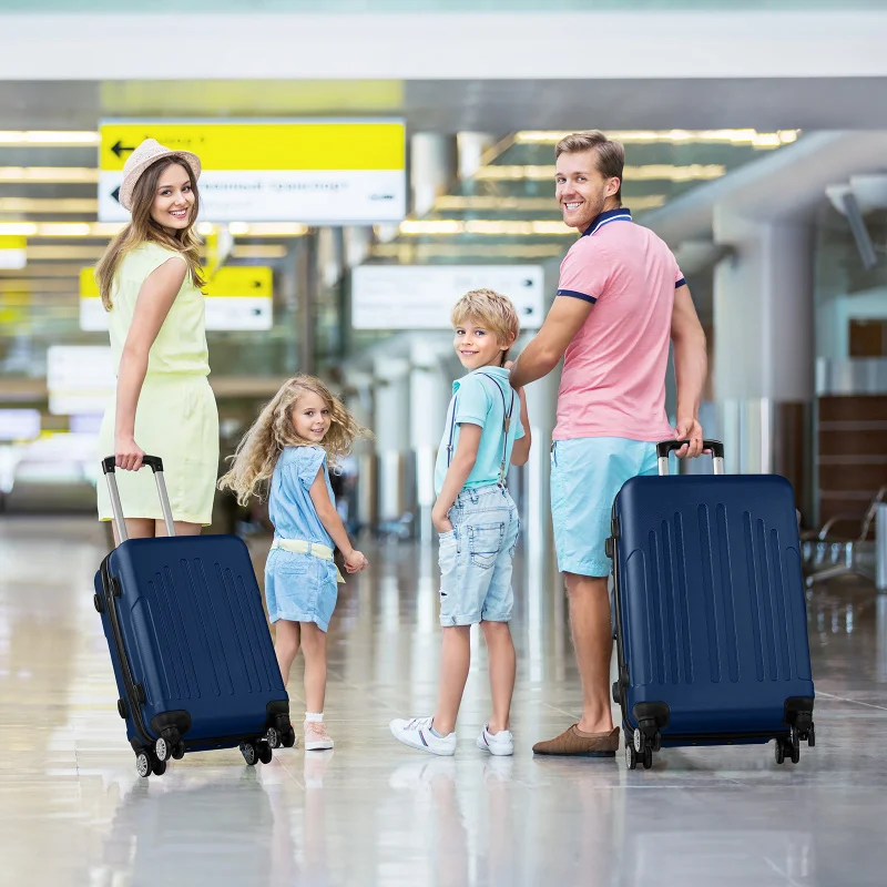 Набор из 3 чемоданов из 3 твердых чемоданов из АБС-пластика + ПК с замком TSA, 4 вращающимися колесами, легкий дорожный чемодан на тележке для переноски Che