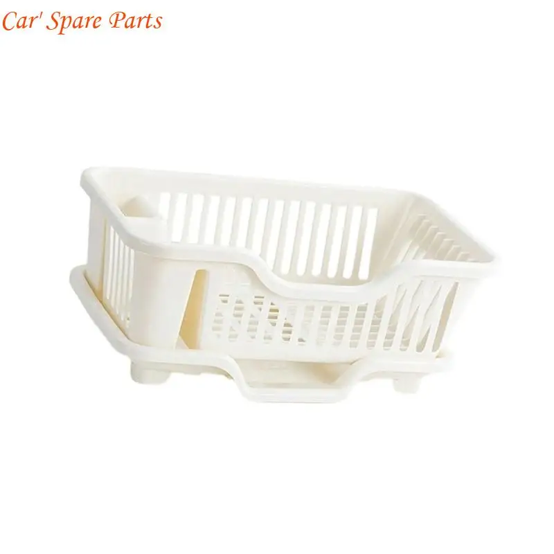 Y4UA Multifunction Car Sink Organiser Bowls Rack with Separate Compartments for Utensils