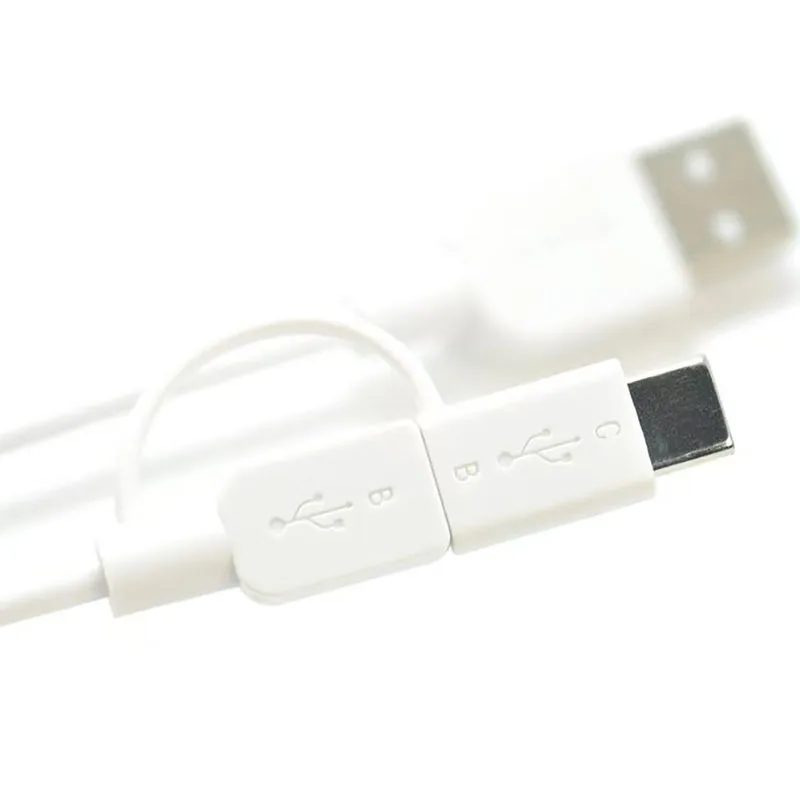 Original 1.5m USB to USBC Data Cable 2 in 1 USB A to Micro USB Charging Cable for SONY Camera Headphones Laptop