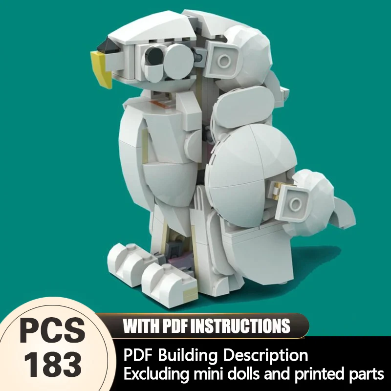 

Creators Animal Series Model MOC Building Bricks White Eagle Modular Technology Gifts Holiday Assemble Children Toys Suit