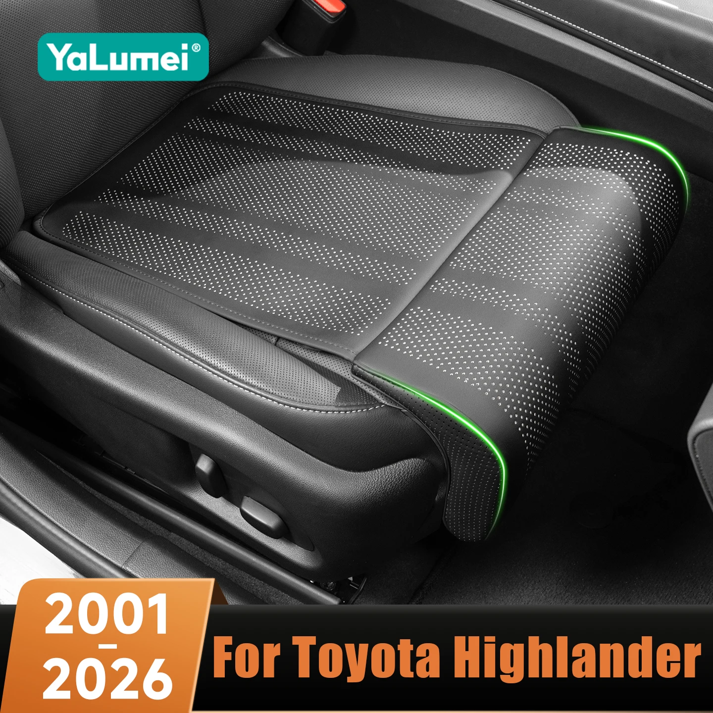 

Car Seat Extender Leg Rest Cushion Leather Universal Pads For Toyota Highlander XU70 Kluger 2020 2021 2022 2023 2024 2025 2026