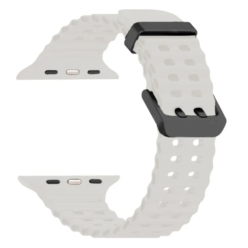 Cinturino in silicone oceano per Apple Watch Ultra 2/1 49mm 10 46mm Accessori in gomma morbida cinturino iWatch 9 8 7 6 5 SE 45mm 44mm Cintura