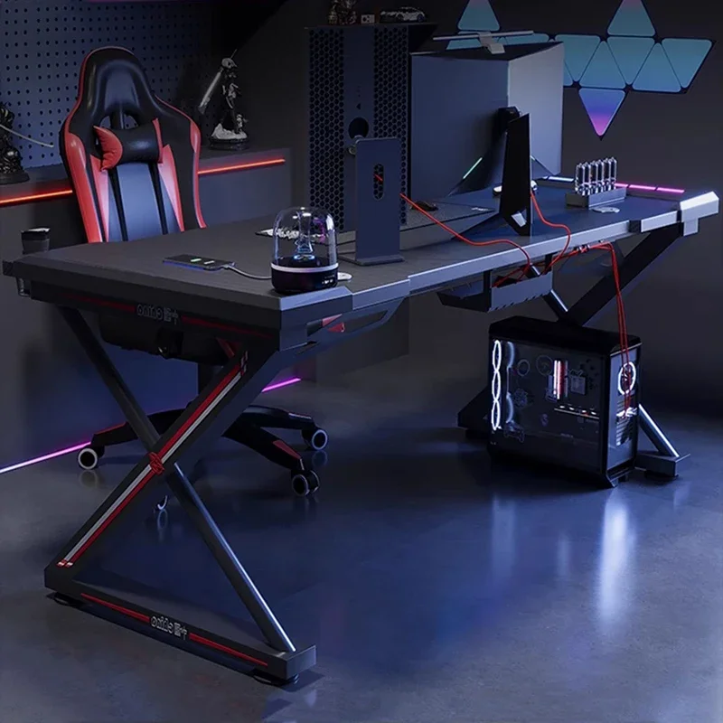 

Bedroom Study Computer Desks Gaming Home Funny Sedentary Writing Desk Standing Mirror Table Pour Ordinateur Office Furniture