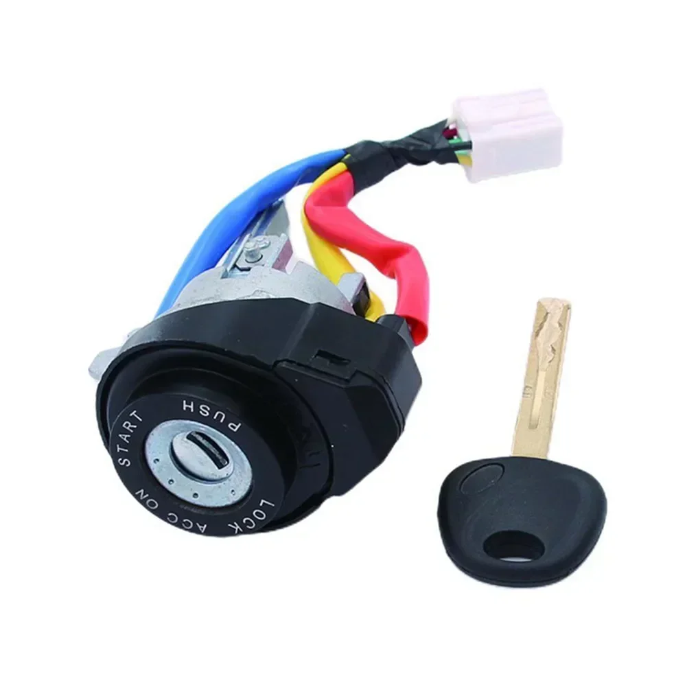 

Цилиндр замка зажигания + черный ключ 12 В 81900-3SA00 Кнопка запуска для Hyundai Sonata 2011 2012 2013 2014 Внешние детали