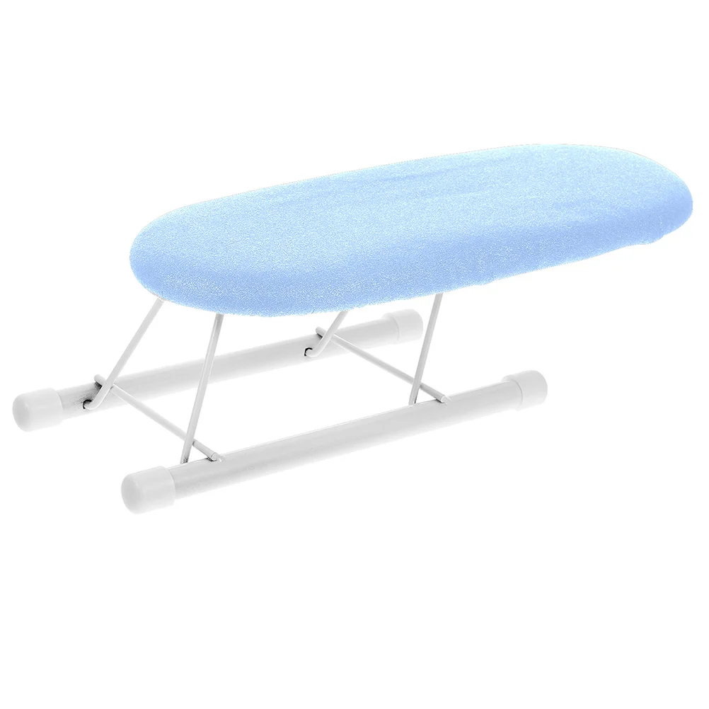 

Sturdy Foldable Ironing Board Thickened Steel Pipe Non-slip Base Multi-functional Tabletop for Home Hotel Apartment Space-saving