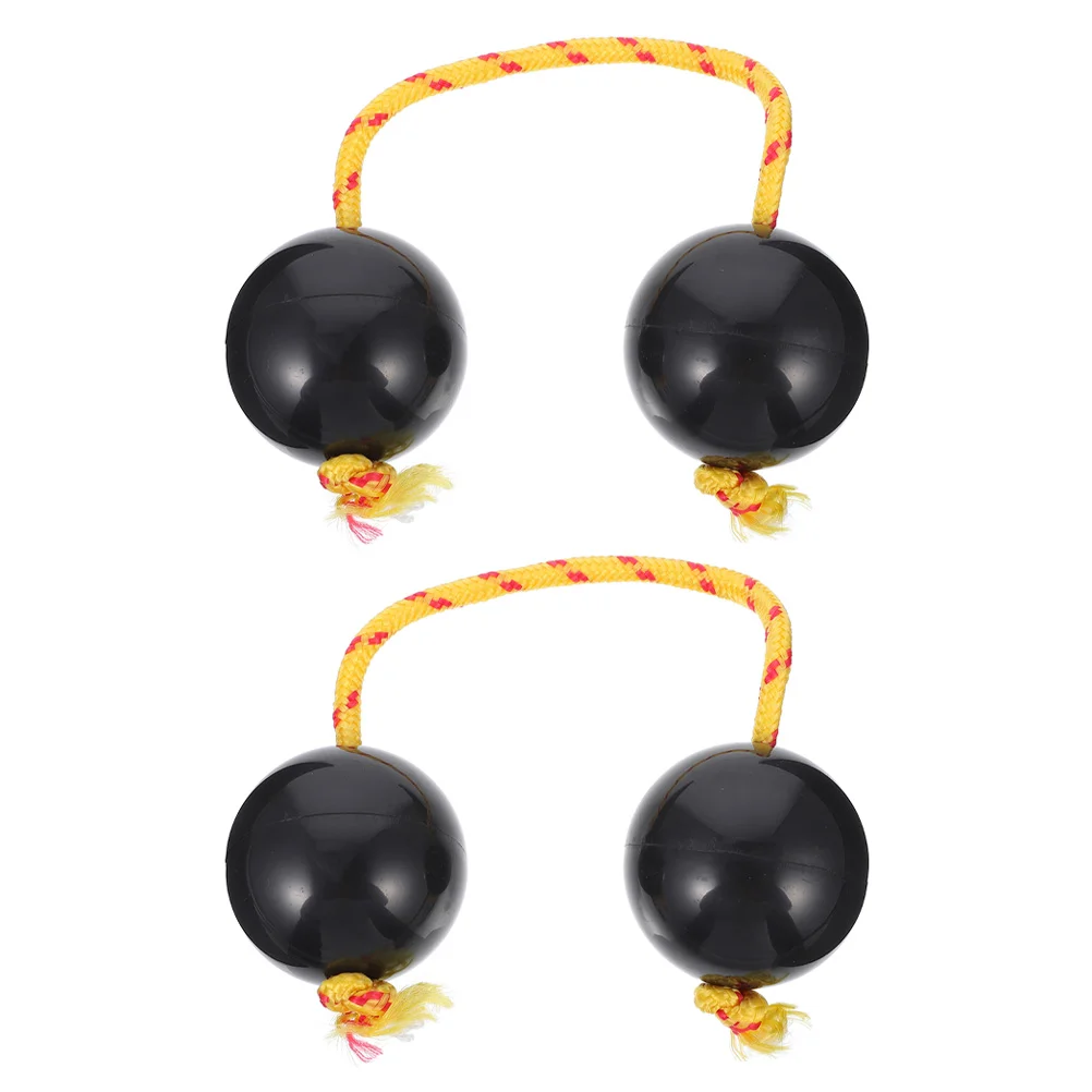 

2 Pcs Percussion Musical Instruments Baby Maracas Twerking Toys Educational for Kids Finger Shakers Child