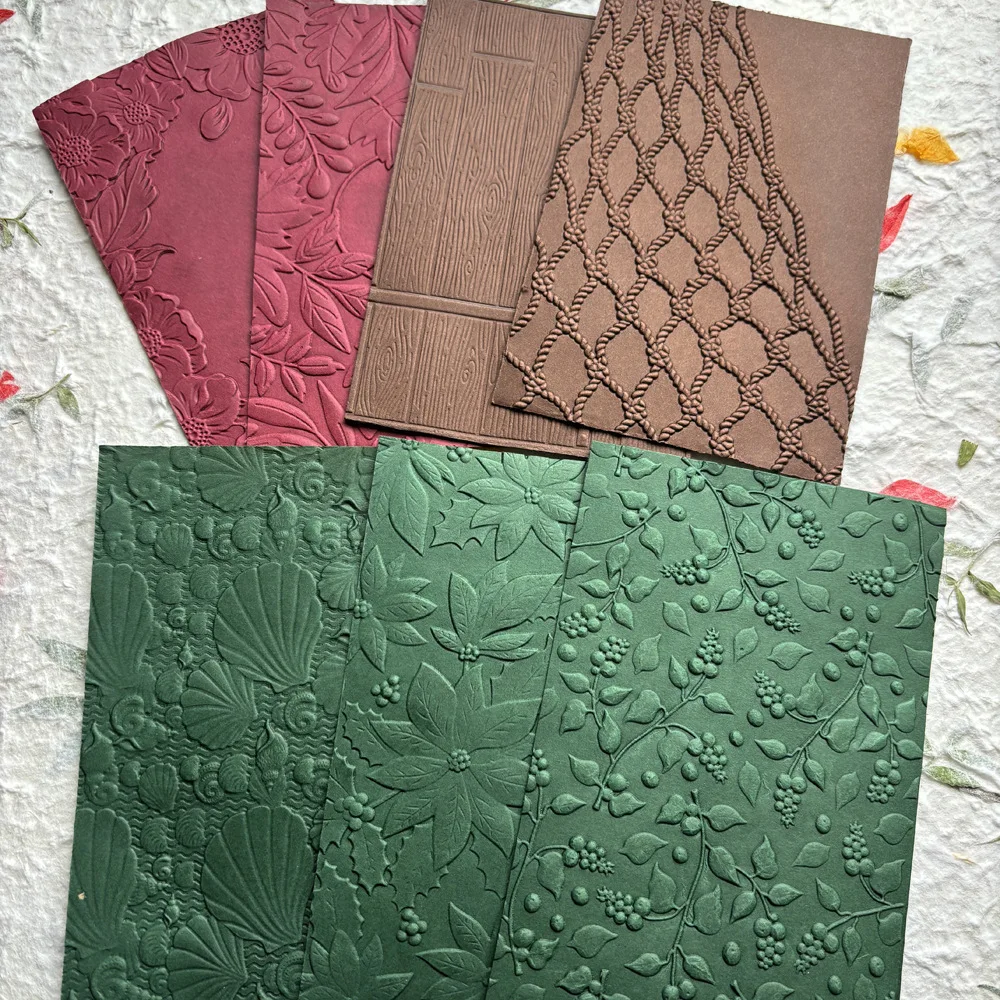 3D Texture Fades Embossing Folder Background Embossing Folder For Template for Card Making Scrapbooking Paper Craft
