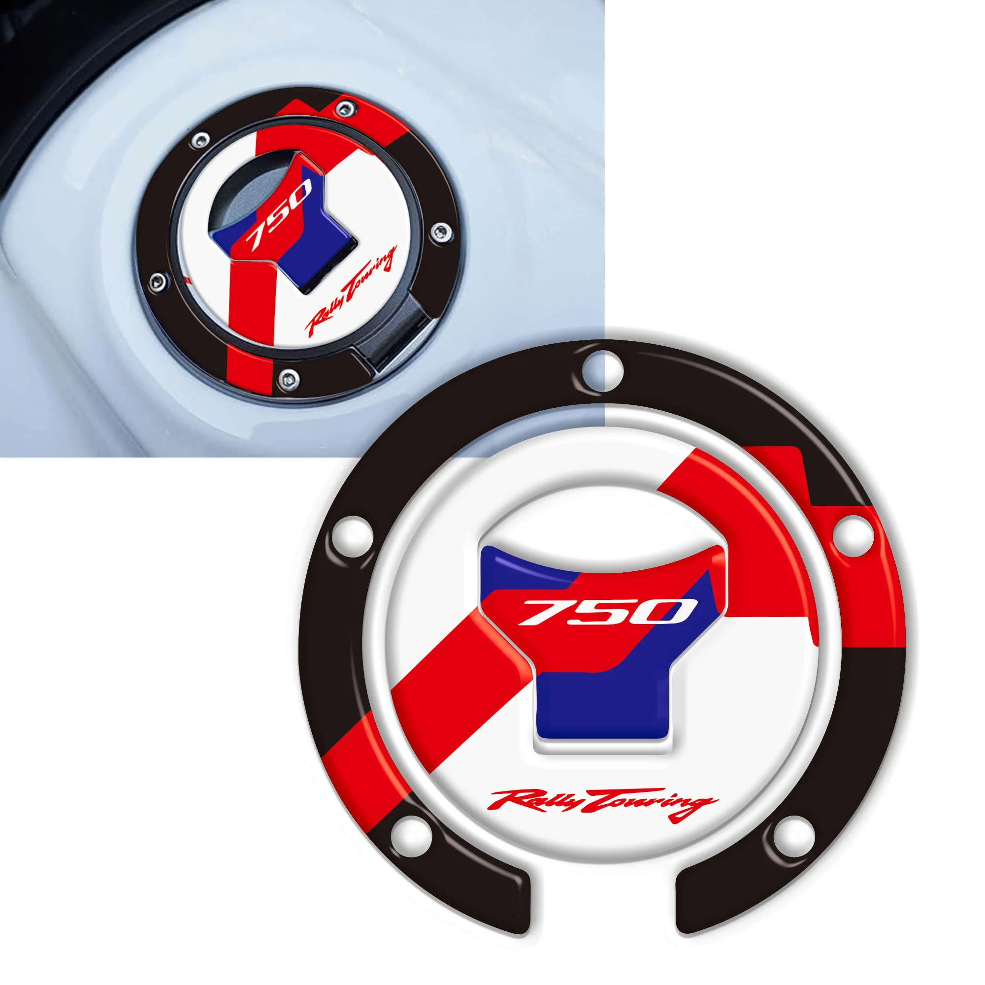 3D Stickers Motorcycle Tank Side Decorations and Protections in Resin Compatible with BMW F800 GS 2024