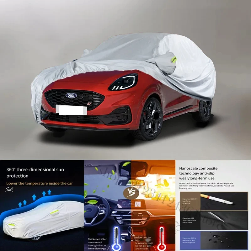 

For Ford-Puma-fit-Auto Anti snow Anti dust Anti-uv Anti peeling paint And Anti Rainwater 210t car cover Car cover protection