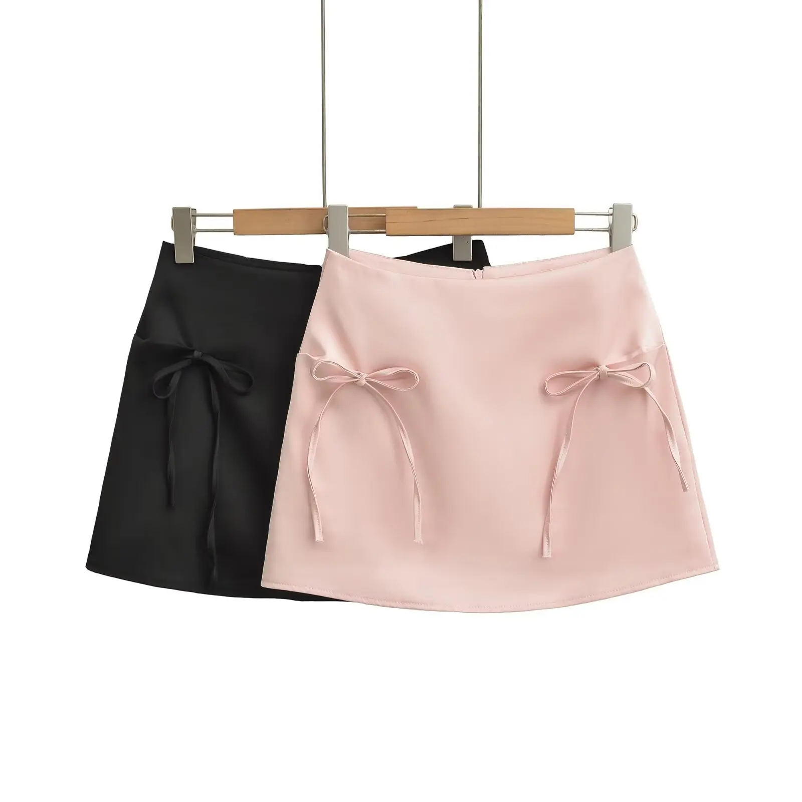 Sexy High Waist  Skirt for Women Casual Summer Outerwear  Knot Design Bodycon Skirt Lengthening Legs Effect