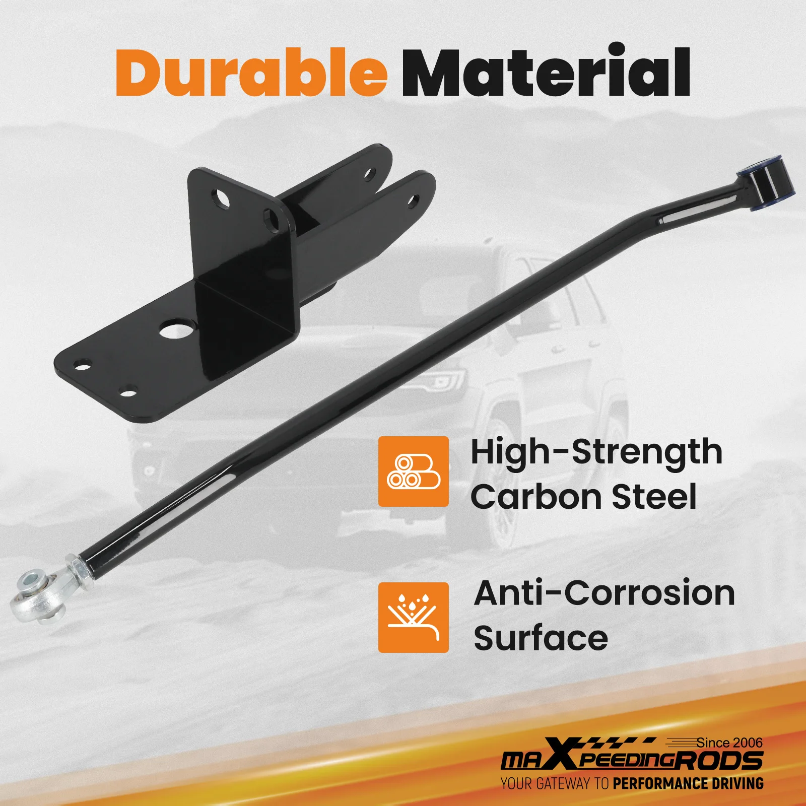 

Adjustable Front Track Bar for Jeep Cherokee XJ w/4-6.5 inch lift 1984-2000 2001 Adjustable Track Bar