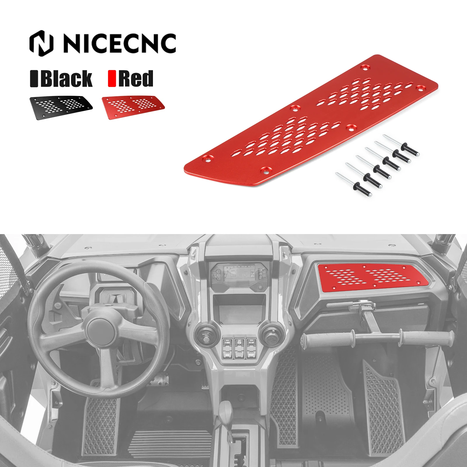 For Honda Talon 1000X Dash Plate Cover UTV For Honda Talon 1000R SXS10S2X 1000X-4 SXS10S4 1000RS SXS10S2RS Accessories 2019-2024