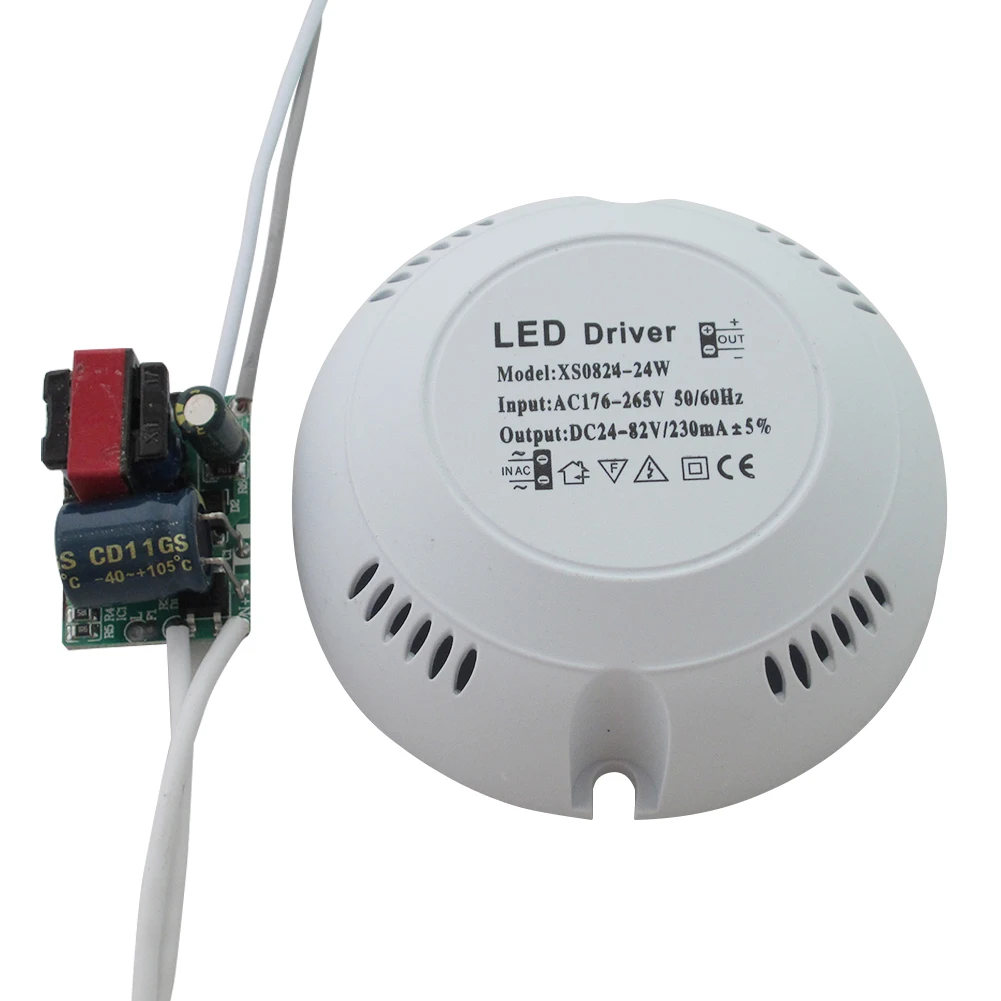 Constant Current Stable Safe Lamp Round LED Driver Transform Power Supply Indoor Accessories High Efficiency Ceiling Light