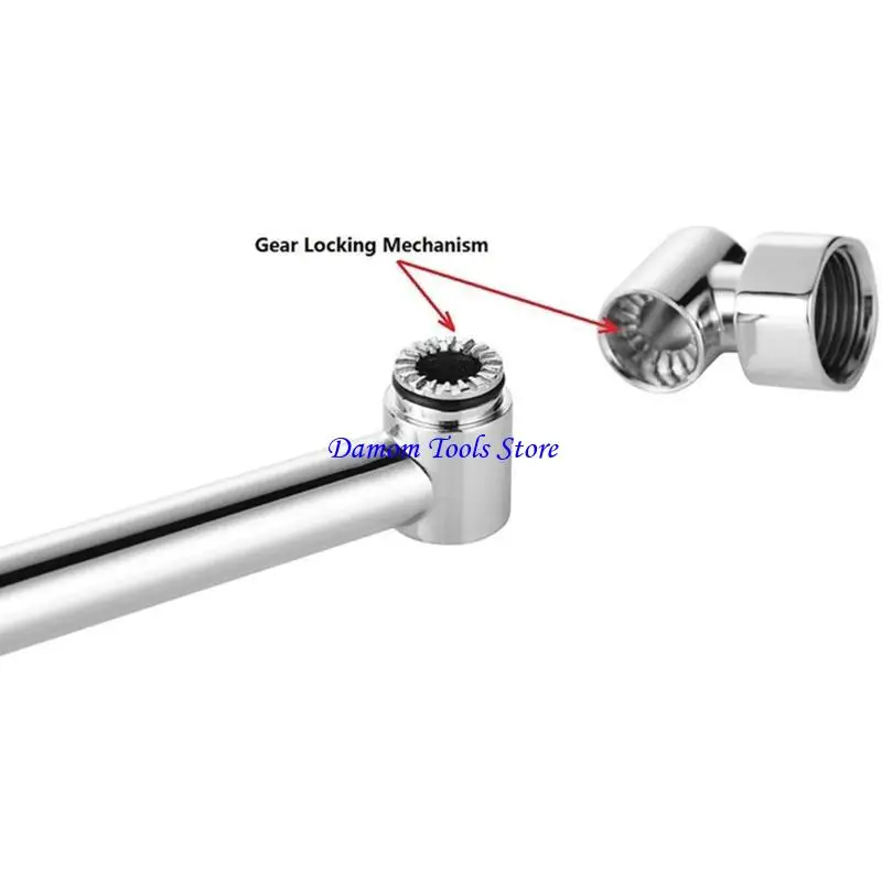 

57BE 11'' for Extra Long Brass Chromed Shower for Head Extension Arm With Locki