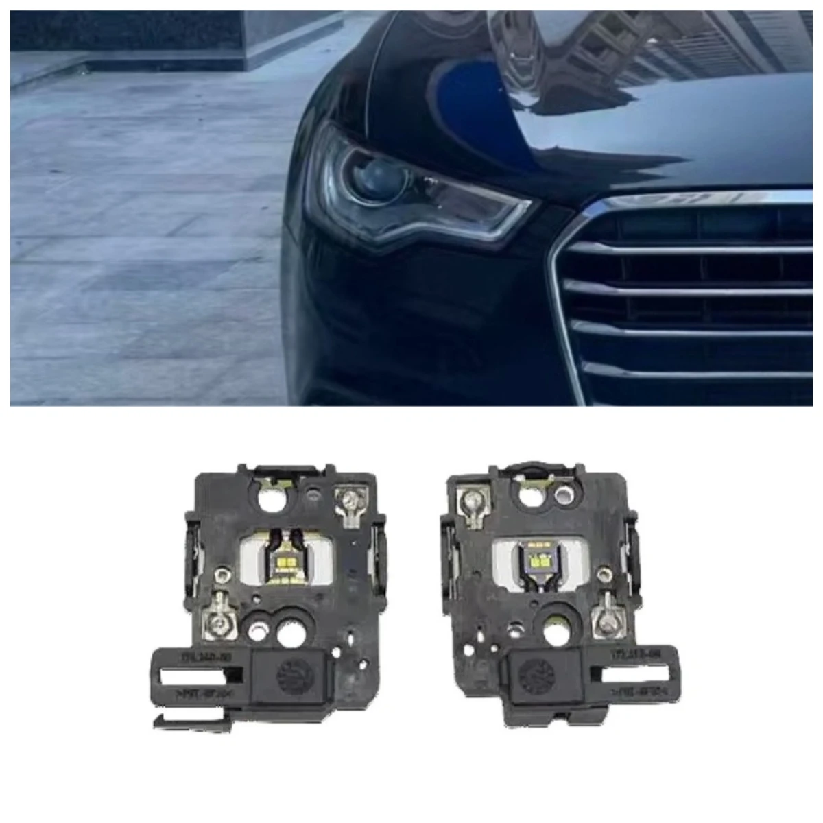 

Светодиодная плата дневных ходовых огней (ДХО) для Audi A6 C7 2012-2015, белая, с чипом LED, для ремонта балластного чипа