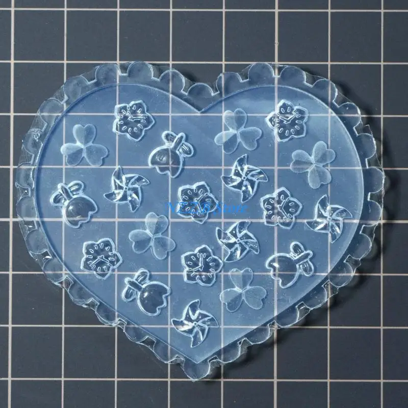 T21F miękka silikonowa rzeźba paznokci Rzeźba Rzeźba Stencils Wzór pomocy