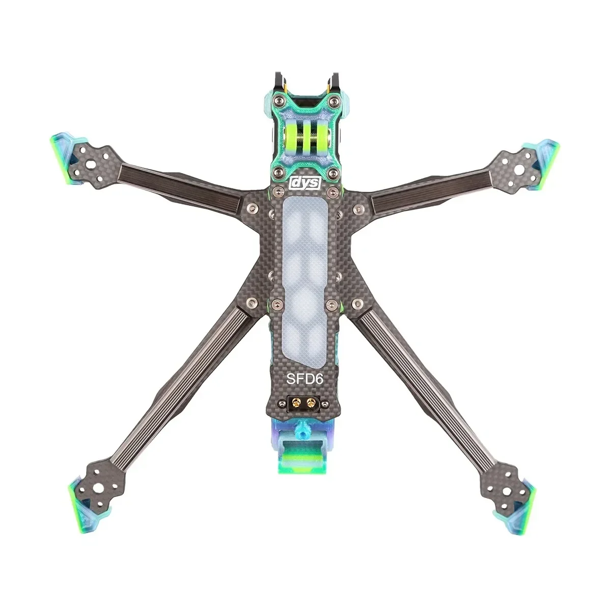 

DYS Freestyle FPV Drone Frame Kit Carbon Fiber 6 Inch Support DJI O3 Air Unit for RC FPV Drone