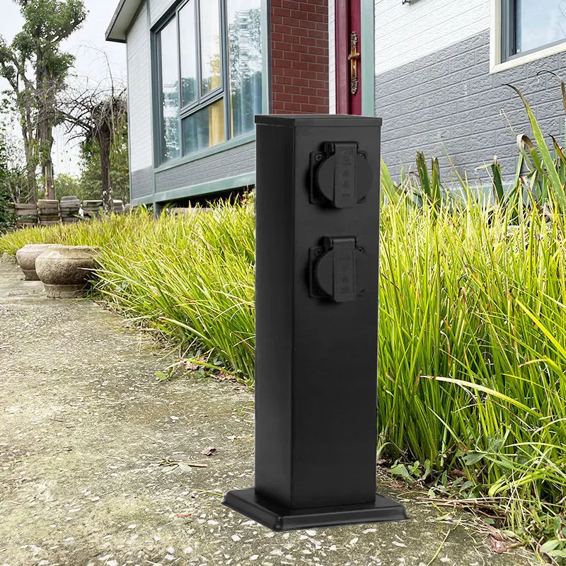High-Power Outdoor Waterproof Socket Wall Mounted Garden Charging Socket for Secure Externally Located Electrical Connections