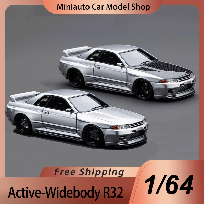 Zonzo studio 1/64 日産 GT-R R32 シルバー The Laboratory Established by ZONZO Studio 1/64 Nissan Skyline GT