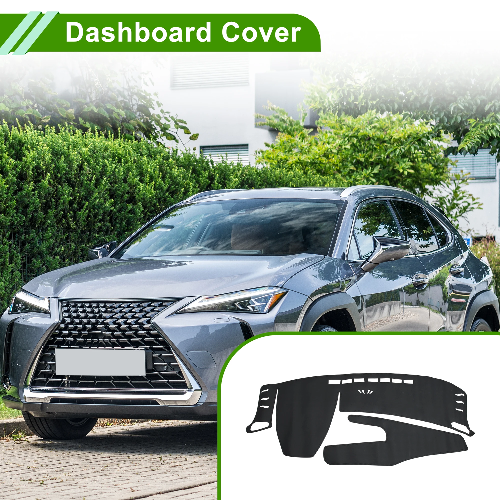 

UXCELL Dashboard Cover for Lexus UX 250h 2019-2021 Black 1 Pc