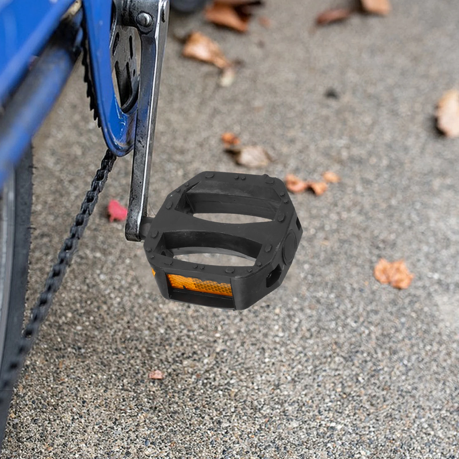 

1 Pair Kids Bike Non-Slip Plastic For Children Bicycles Tricycles Mountain Boys Girls Black Universal Fit Anti Slip