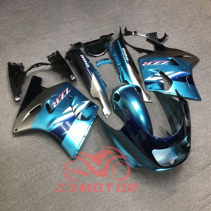 Fairings for Kawasaki ZZR1100 90 91 92 Motorcycle Racing Customized Shell Body Parts Fairing Kit ZZR1100 1990 1991 1992