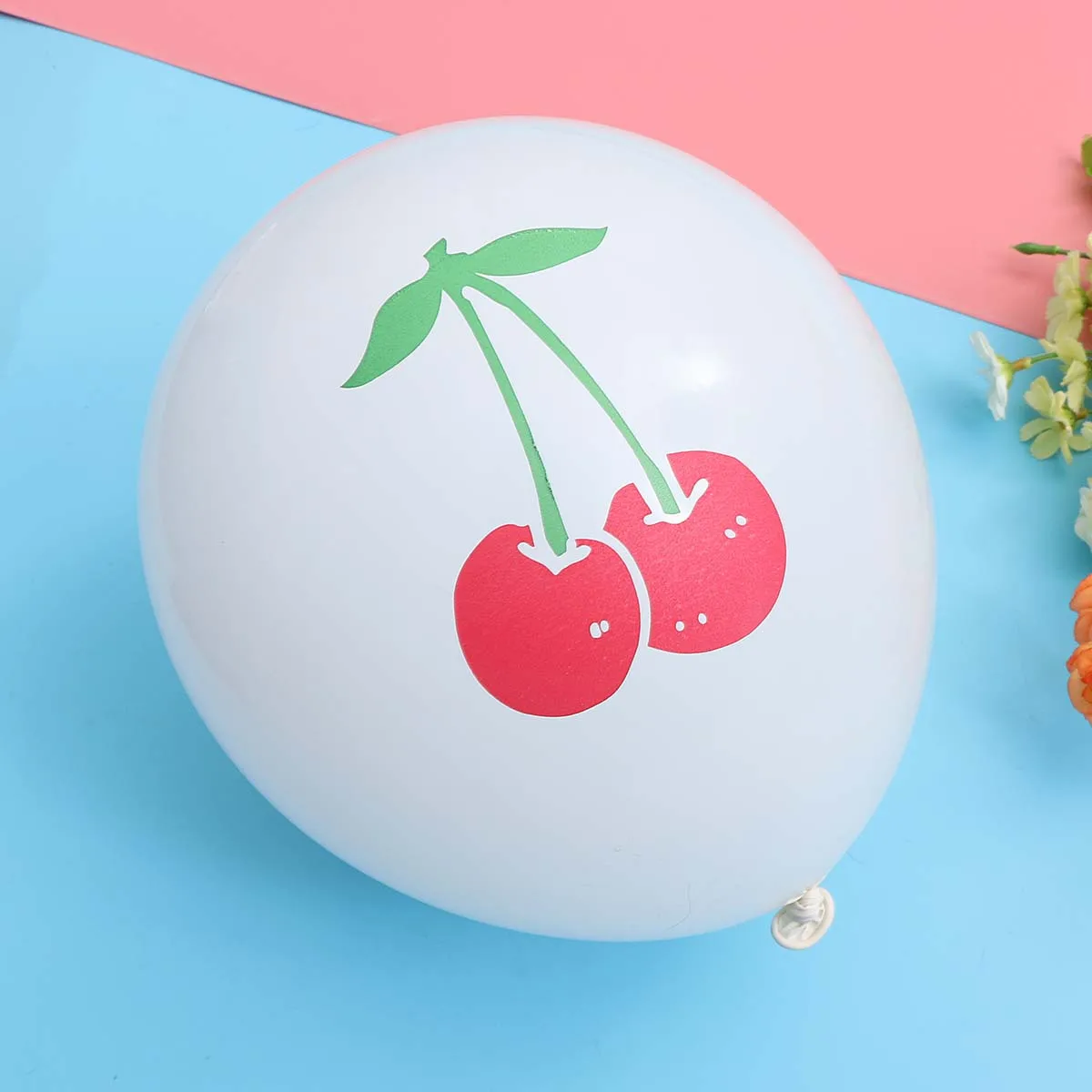 

10Pcs Decorative Latex Balloons 12Inch Cherry Theme Balloons for Party Favors Carnival Events Special Occasion