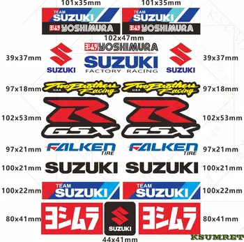 Vinylové samolepky na motocykl Suzuki, logy, emblémů na nádrži 12 nejlepší prodej Kryt nádrže Suzuki Gixxer SF - №2