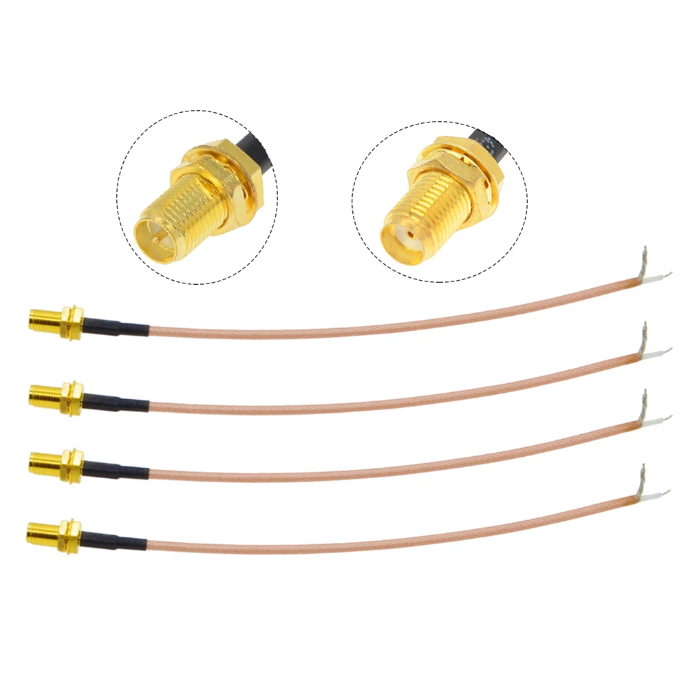 1pcs Single End SMA Female to PCB Solder Pigtail RG316 Cable for WIFI Wireless Router GPS GPRS Low Loss Jack Plug Wire Connector