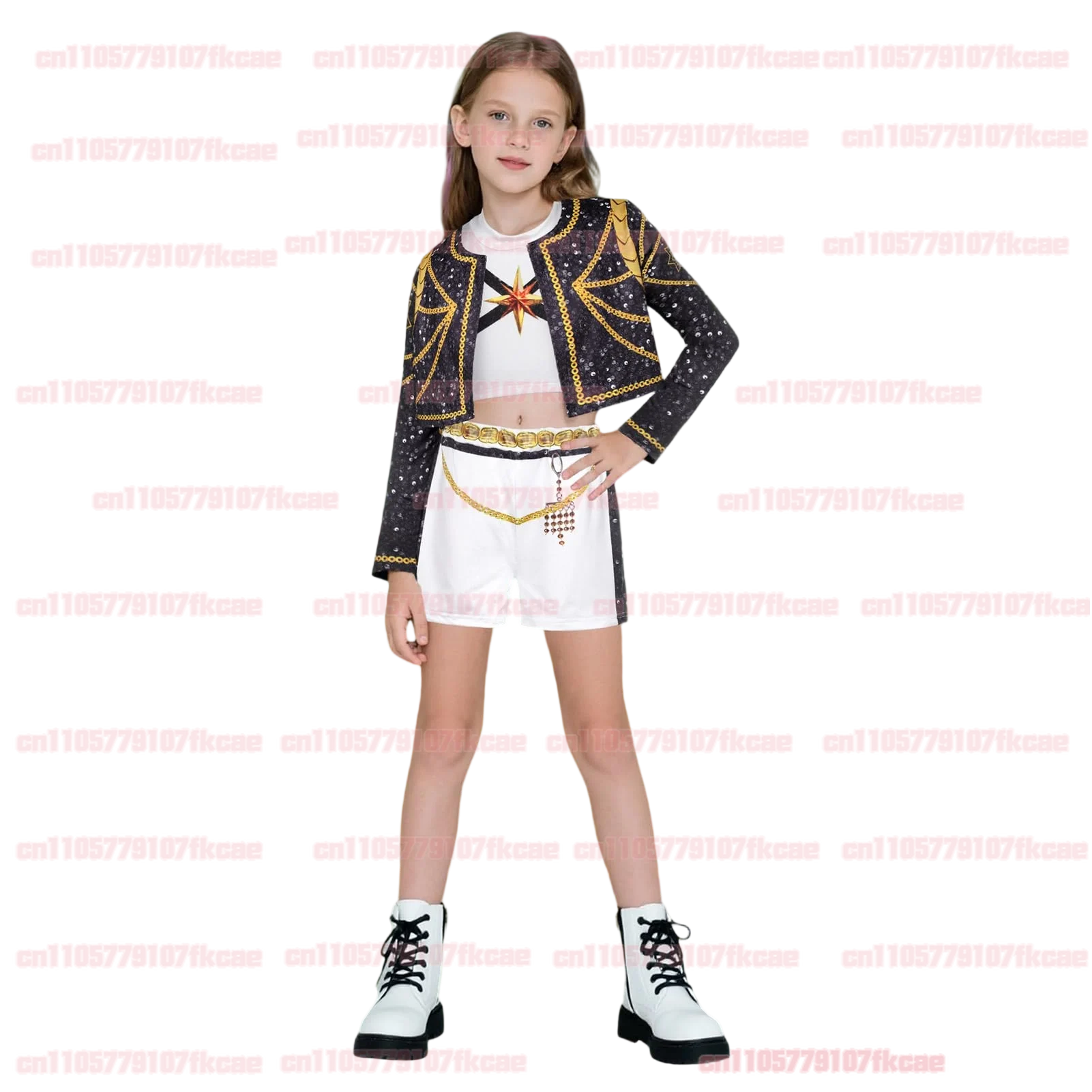Filles Rumi Zoey Mira impression fête habiller Costume enfants Super étoile chanteur danseur Halloween jeu de rôle Cosplay tenue enfants