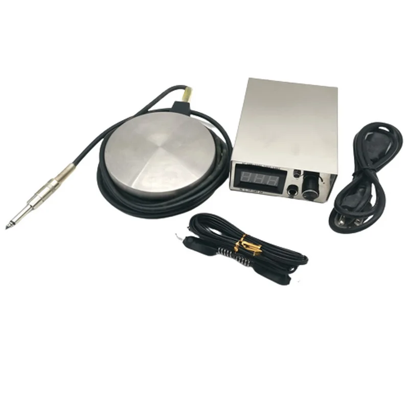 

Promotion Tattoo Kits Power Supply Silver Color LCD With Heavy Tattoo Foot Pedal Clip Cord For Tattoo Machine Kits Power Supply